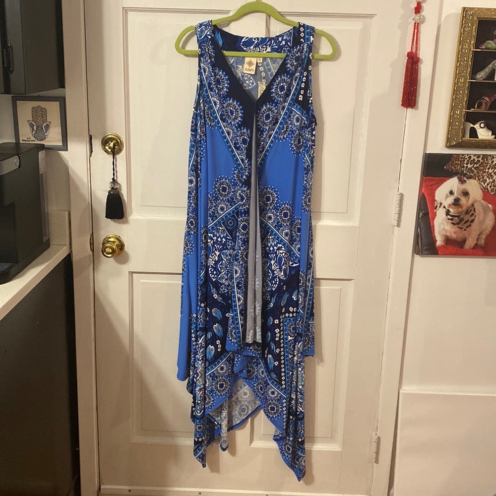 Beautiful blue design dress